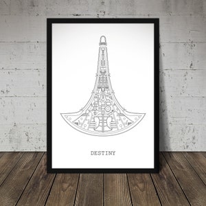 Stargate Universe Destiny - Retro Style Fan Art Poster