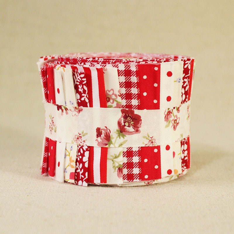 20 Jelly Roll Strips 100 Cotton Fabric Quilting Patchwork Sewing Craft