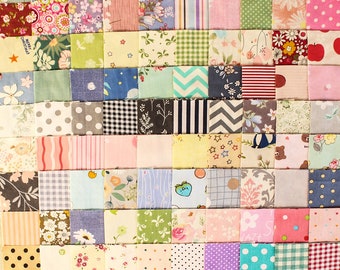 100 4 inch Squares Charm Packs Fabric,Precut Fabric Scraps,Cotton Fabric,Quilt Square,Patchwork Fabric,Quilting Bundle,Floral Fabric Pack