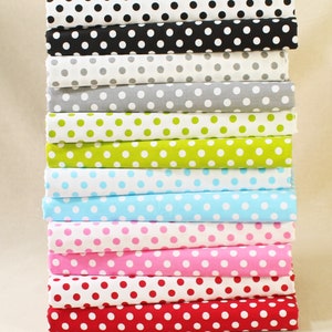 Polka Dot Fabric,Fat Quarters,Quilt Fabric Cotton ,Fabric Material,Craft fabric