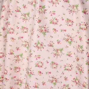 Half Yard Fabric,Pink Plant Flower fabric,100% cotton,Quilting Fabric,Vintage Plant Fabric,Sewing Craft DIY Material