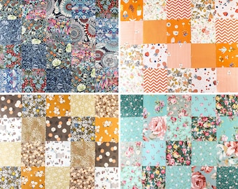 Charm Pack Fabric,Precuts Quilt Fabric,Fabric Squares Bundle,Cotton Fabric,,Quilting Fabric,Sewing Craft DIY