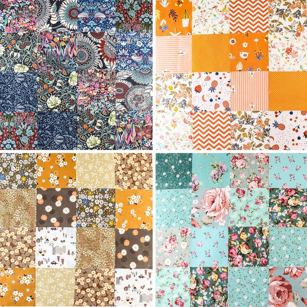 Charm Pack Fabric,Precuts Quilt Fabric,Fabric Squares Bundle,Cotton Fabric,,Quilting Fabric,Sewing Craft DIY