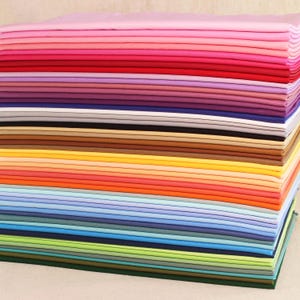 50 Multicolor Solid 15cm Squares Fabric,Rainbow Fabric,Fabric Scraps Remnants,Precut Quilt Fabric,Fabric Bundle,100% Cotton Sewing Craft DIY