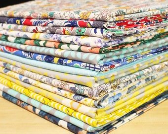 15 Assorted 100% Cotton Fabric Quilting Bundle ,Pre Cut Quilt Fabric Squares DIY