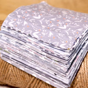 100 Grauer Stoff,Druckstoff,Quilting Baumwollstoff,Charm Quadrate,Patchwork Stoff Bündel,Quilt Scrap Tasche,Patchwork Nähen Handwerk DIY