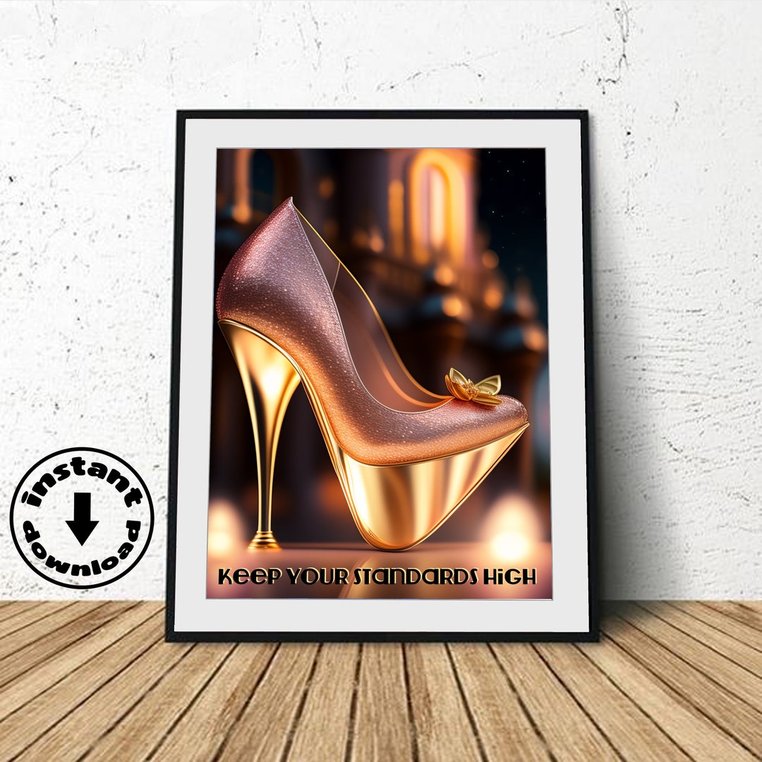 High Heels Prints, Dorm Wall Art, Girl Office Prints, Dressing Room