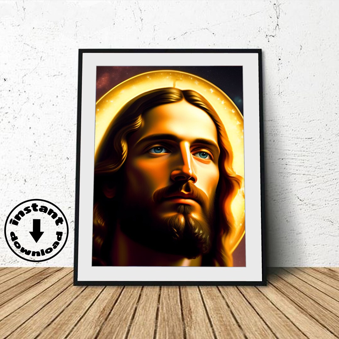 Jesus Poster, Jesus Christ Wall Decor, Jesus Christ Art, Christ
