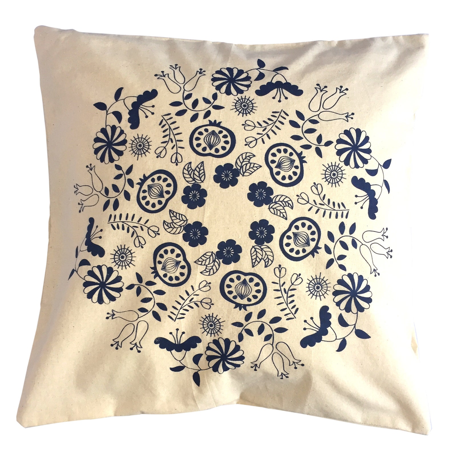 Embroidery Pillow Case Kit Etsy