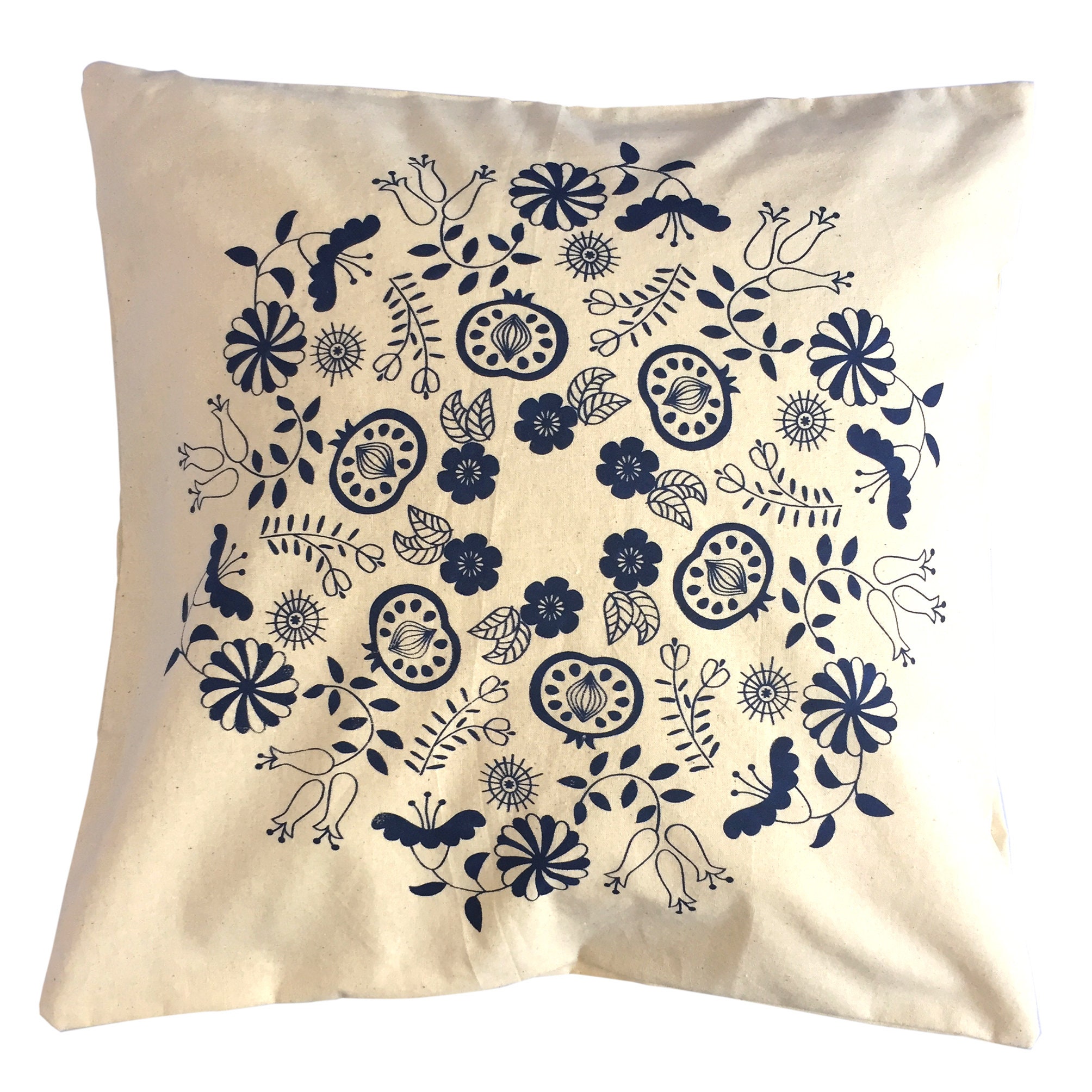 Embroidery Pillow Case Kit Etsy