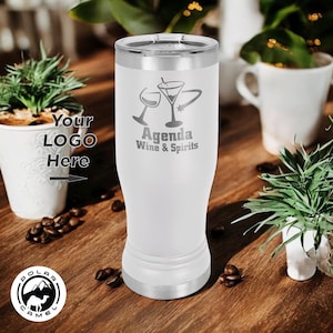 Polar Camel 20 oz. Pilsner with Clear Lid; Add your logo or design or personalization. Custom Tumbler