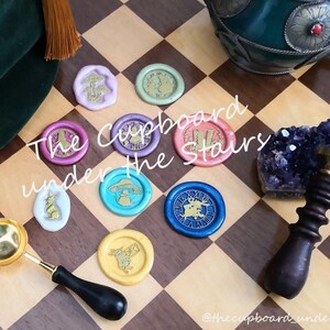 PREMADE Alice in Wonderland Wax Zeehonden | Set van 9 - PEARL EDITION
