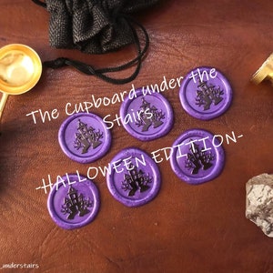 PREMADE Haunted House Halloween Wax Seals