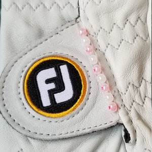 Golf Stroke Counter - Pearl Pink & White