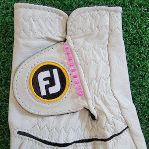 Golf Stroke Counter - Clear w/ Hot Pink Center