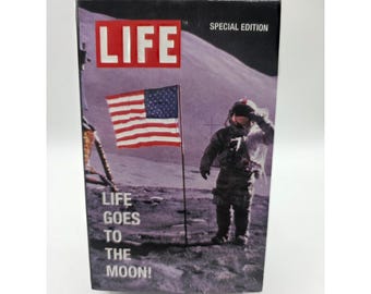 LIFE Magazine Special Edition Moon Landing Watch Apollo 11 Commemorative Box