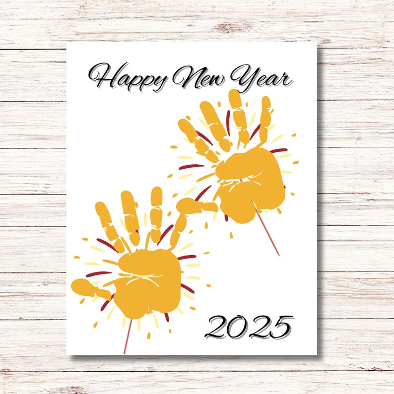 New Year Handprint Art New Years 2025 Baby Kids Toddler Preschool Il 794xN.5923164684 Aaew