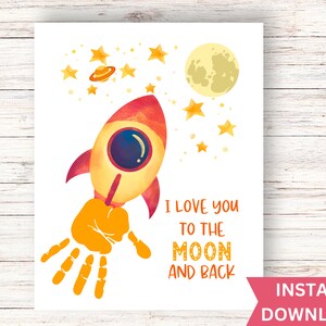 Valentine Handprint | Handprint Art Printable| Valentines Craft| Handprint Craft| Handprint Art Craft| Handprint Art |Valentine gifts