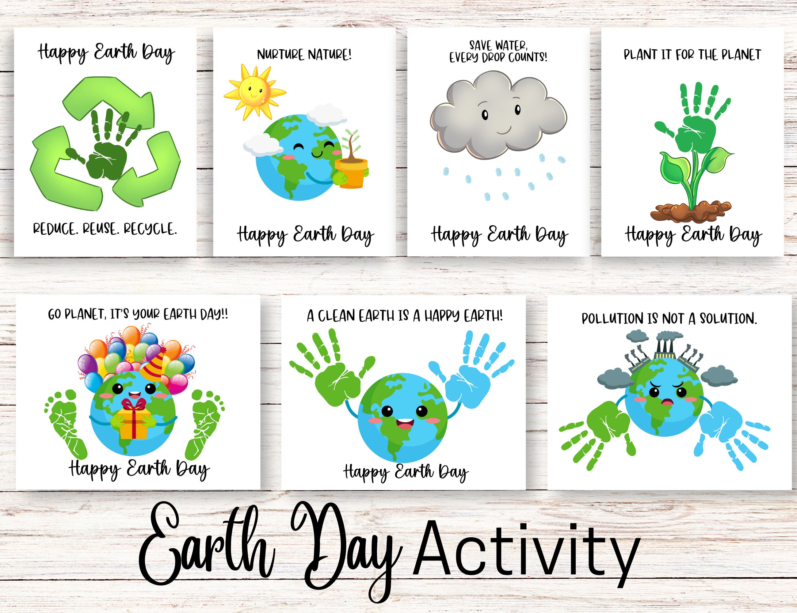 41 Easy Earth Day Crafts And Activities For Kids 13 Earth Day Handprint Craft Earth Day Handprint Art Handprint…