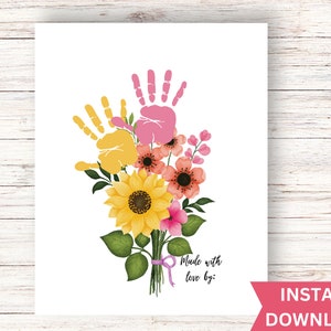 Mother&#39;s Day Gift | Handprint Art | Kids Craft For Mom | Gift For Mom Preschool Craft | Personalized Gift For Mom | Mothers Day Gift