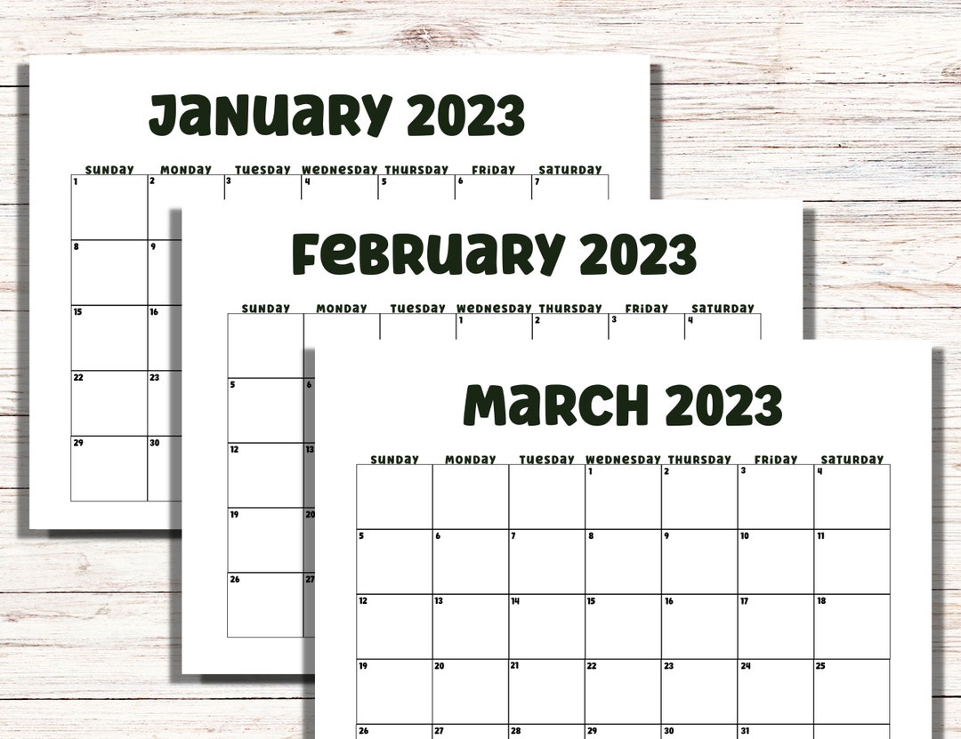 2023-year-calendar-printable-calendars-2023-printable-monthly-etsy