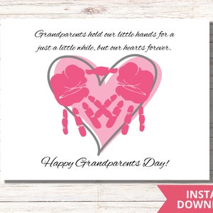 Grandparents Day 2022 Handprint Art Keepsake for grandparents from Grandchild |Handprint art grandparents day| Handprint Art Keepsake Ideas