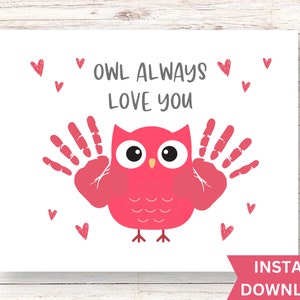 Valentine&#39;s Day Handprint Art Craft| Handprint Art| Handprint Craft | Kids Handprint Art| | Winter Handprint Art| Toddler Handprint Art