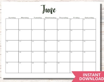 june calendar etsy hong kong