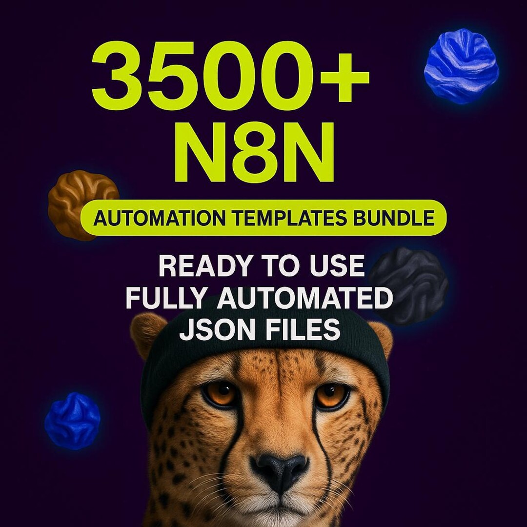 3500+ N8N Automation Templates: JSON Workflows (digital Download) - Etsy