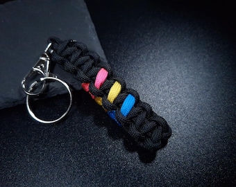 Llavero o tirador de cremallera con el lema "Orgullo Pansexual" - Regalo LGBT
