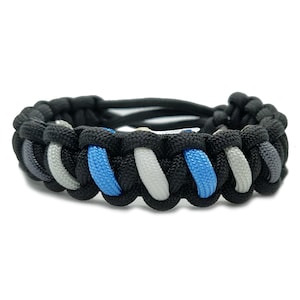 Demiboy Pride Flag Adjustable Paracord Bracelet LGBT