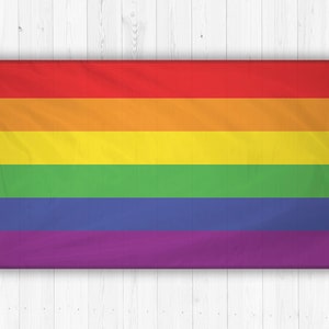 Rainbow Gay Pride LGBT Flag 3x5 Feet