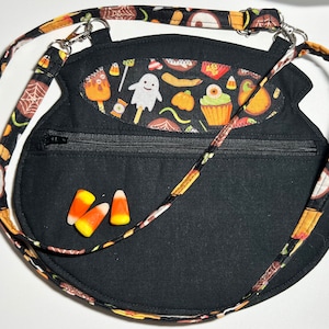 Handmade Halloween Cauldron Purse with adjustable straps