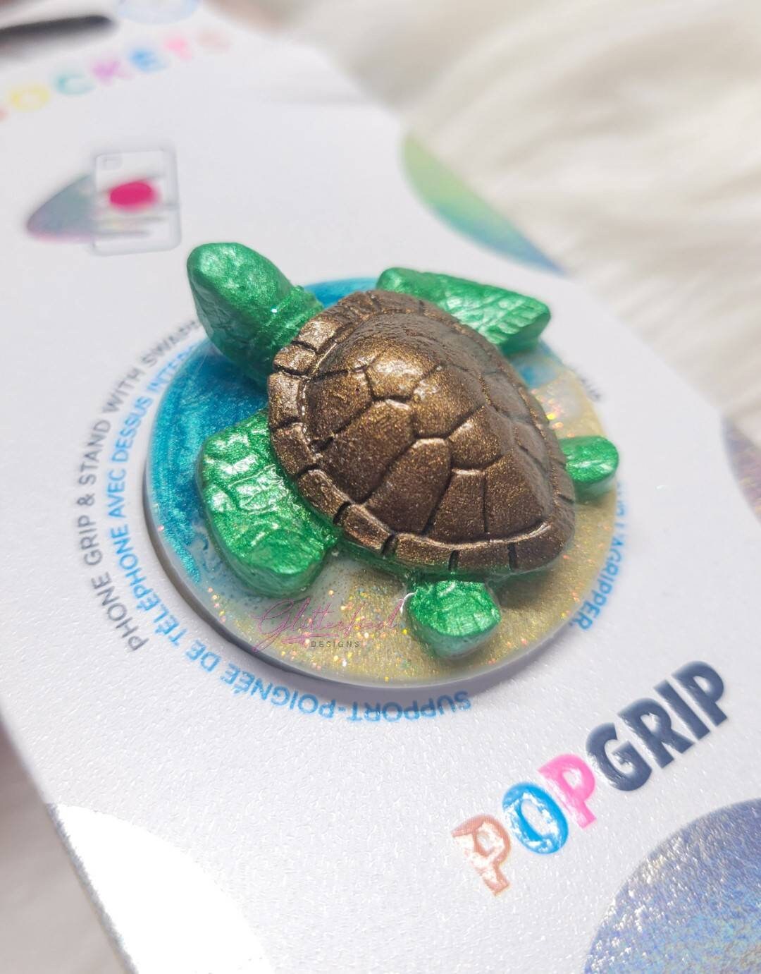 Sea Turtle Popsocket Cute Phone Grip 3D Popsocket Custom Etsy
