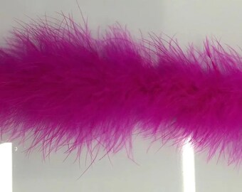 22 colores rosa caliente pluma de marabú boa pluma de pavo boa Halloween Artesanía Suministro
