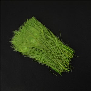 30 pcs 12 colors green peacock feathers plumes 10-12inches for wedding centerpiece supply craft prom supply