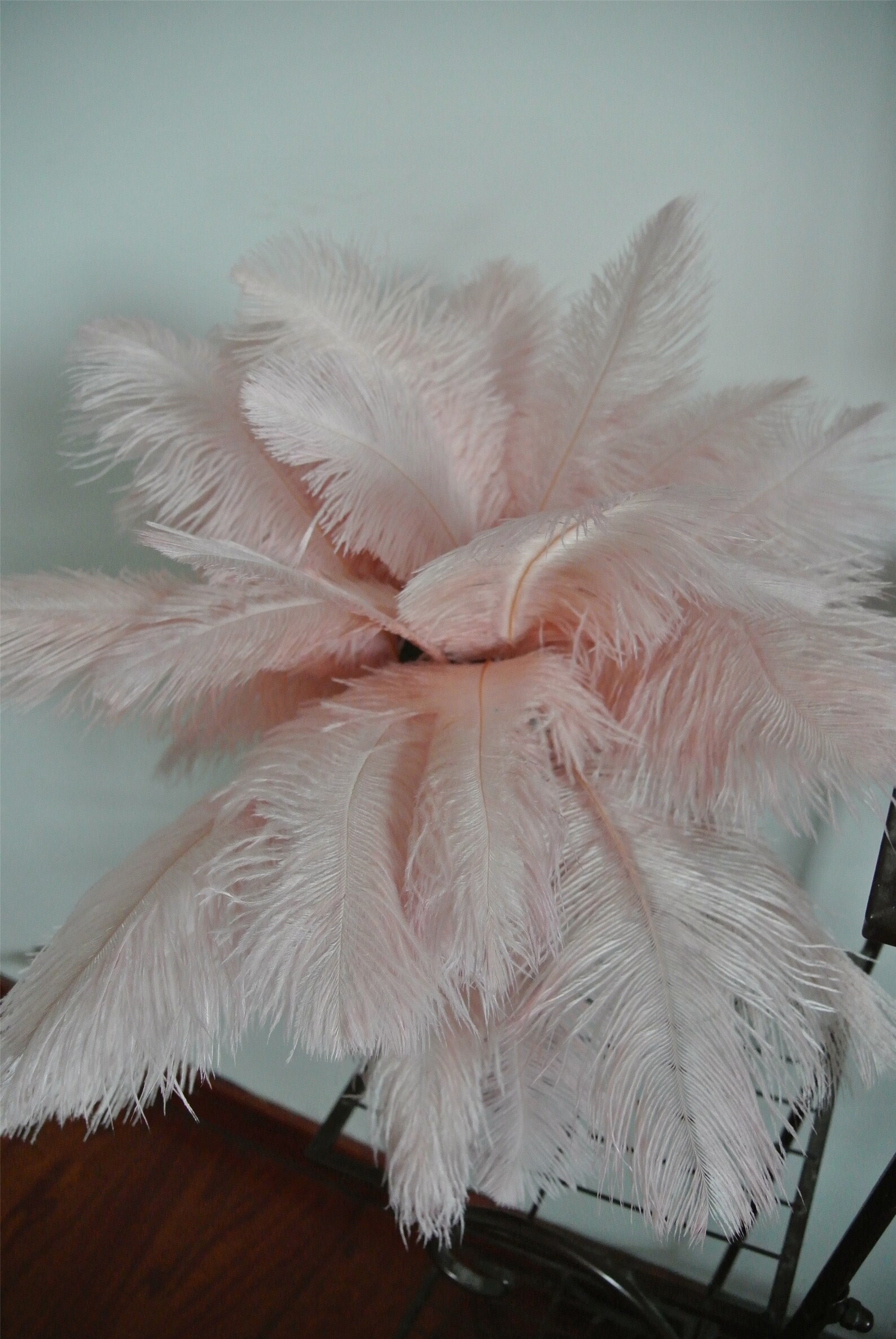 100 Pcs Light Pink Dust Pink Ostrich Feathers Plumes - Etsy