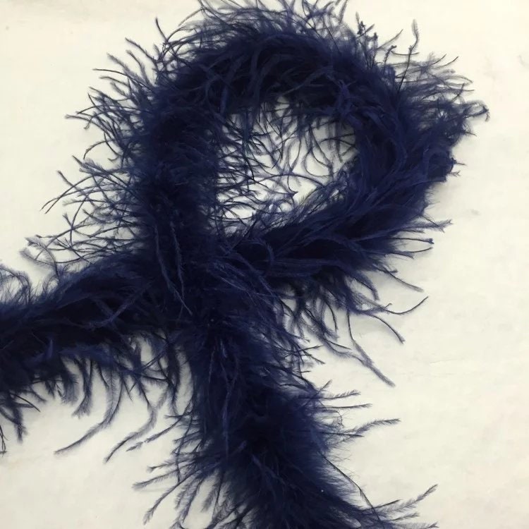 Curly Ostrich Marabou Feather Boa