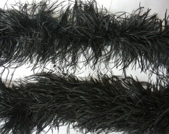 22 colors black ostrich feather boa 7 ply for wedding party supply craft supply