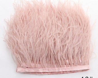 55 colors ostrich feather trim 4-5inch wide ostrich feather fringe trim 1 yard ostrich feather for sewing craft supply
