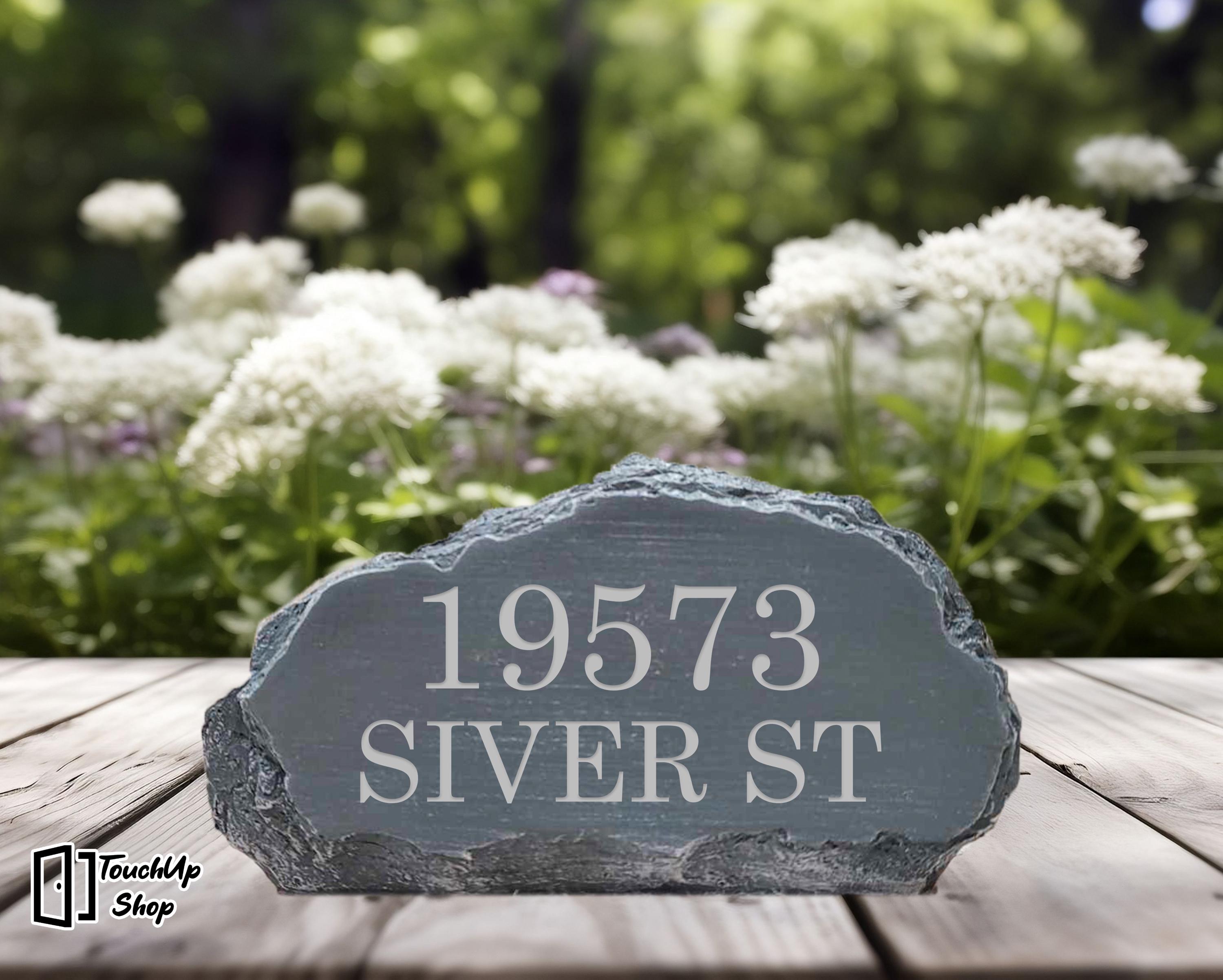 Custom Engraved Address Stone, Housewarming Gift, Personalized Stone ...