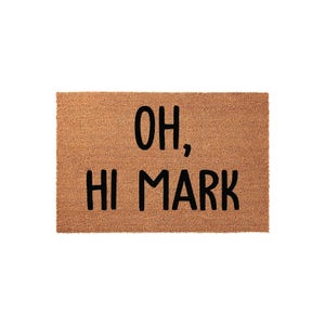 Anti-Slip Coir Doormat: Oh, Hi Mark