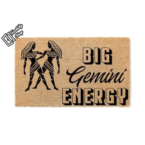 Custom Doormat Big Zodiac Energy Zodiac Symbol Horoscope Welcome Mat Personalized Gift Doormat Custom Last Name Front Home Sign Real 5143