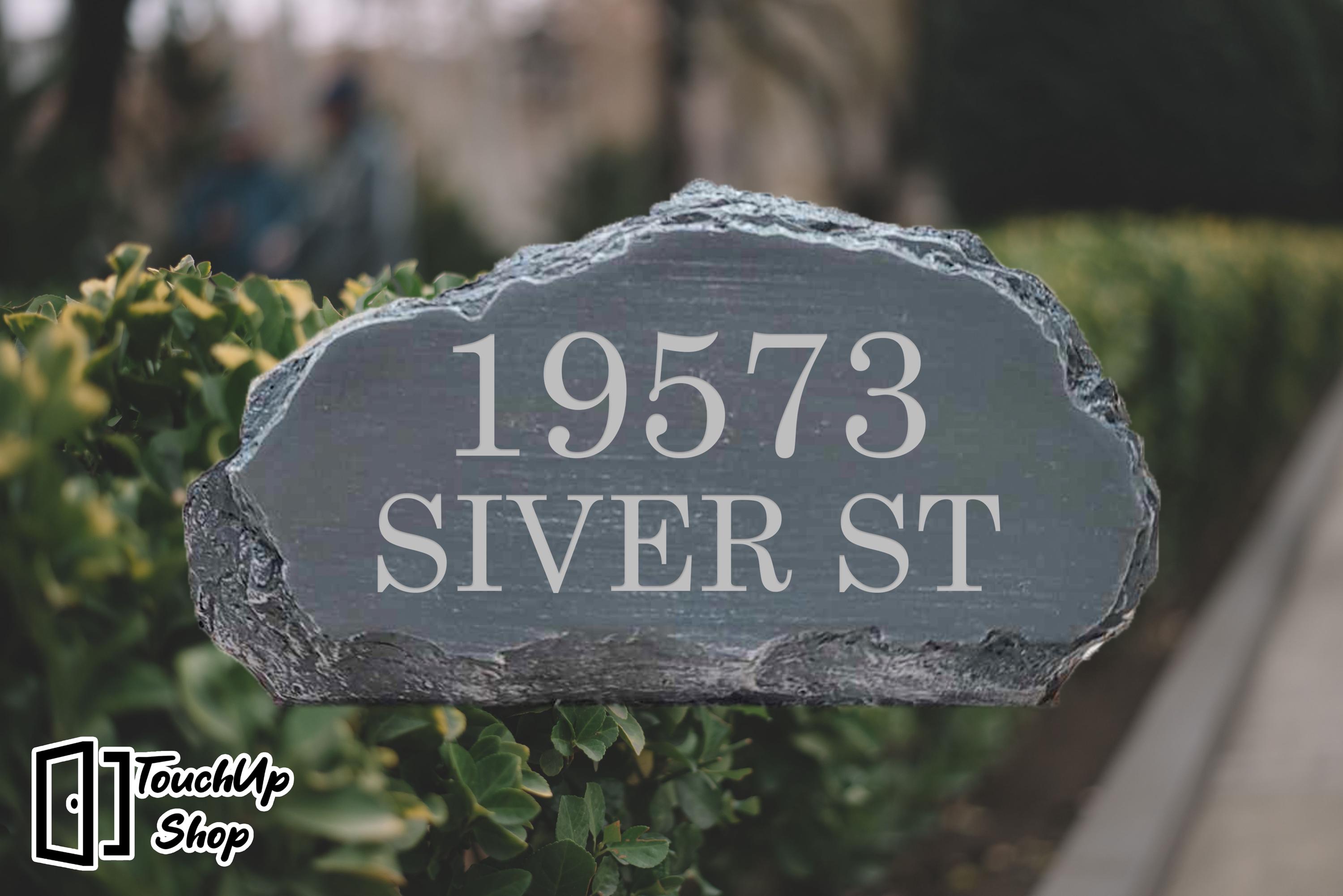Custom Engraved Garden Address Stone | 3D Outdoor Decor | Personalized ...