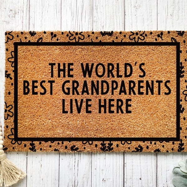 Grandparents Doormat Etsy