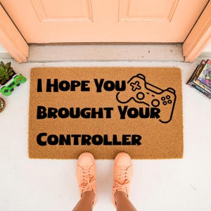 Gamer Controller Welcome Doormat - Funny Gaming Gift for New Home