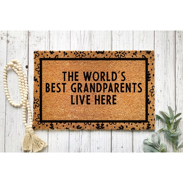 Grandparents Doormat Etsy
