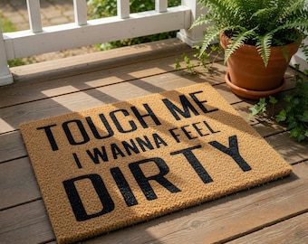 Funny Welcome Mat, Coir Doormat for Housewarming New Home Gift, Front Door