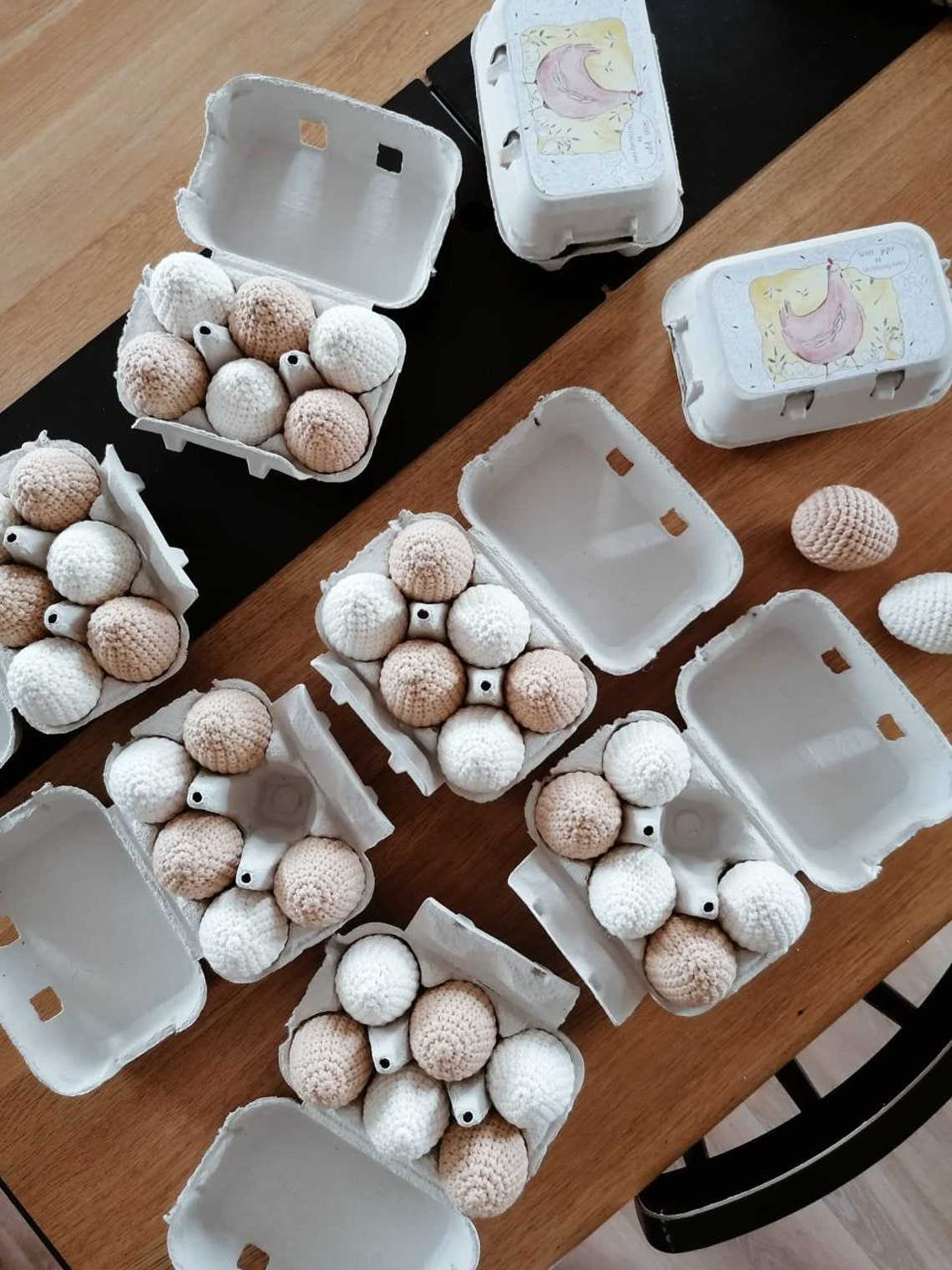 Crochet egg Play food toys Pretend play kitchen Gift for Etsy Polska