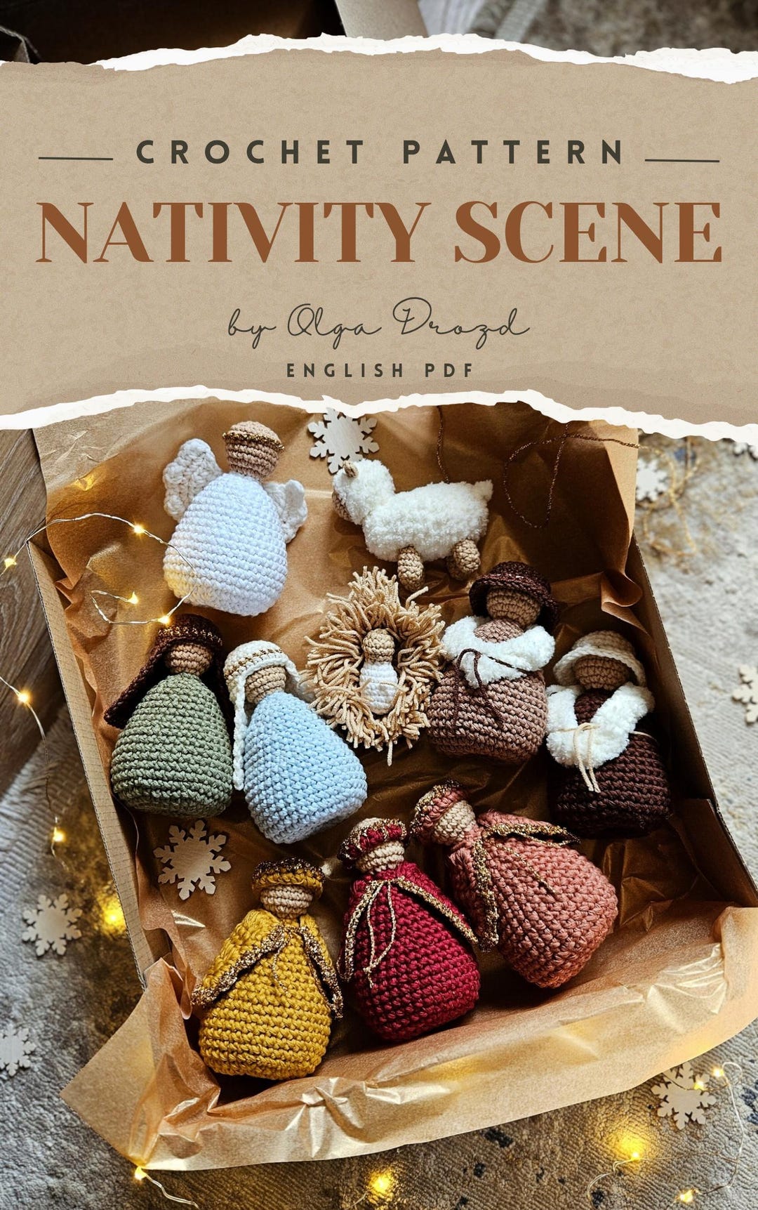 Nativity Scene CROCHET PATTERN. PDF. Christmas Nativity Set, Amigurumi ...